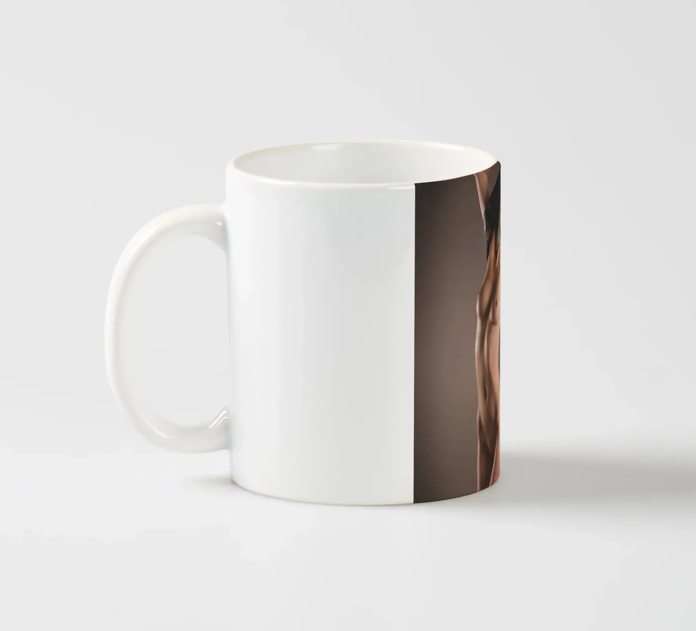 Small Black Jacket ceramic mug by Dave Hare Photography