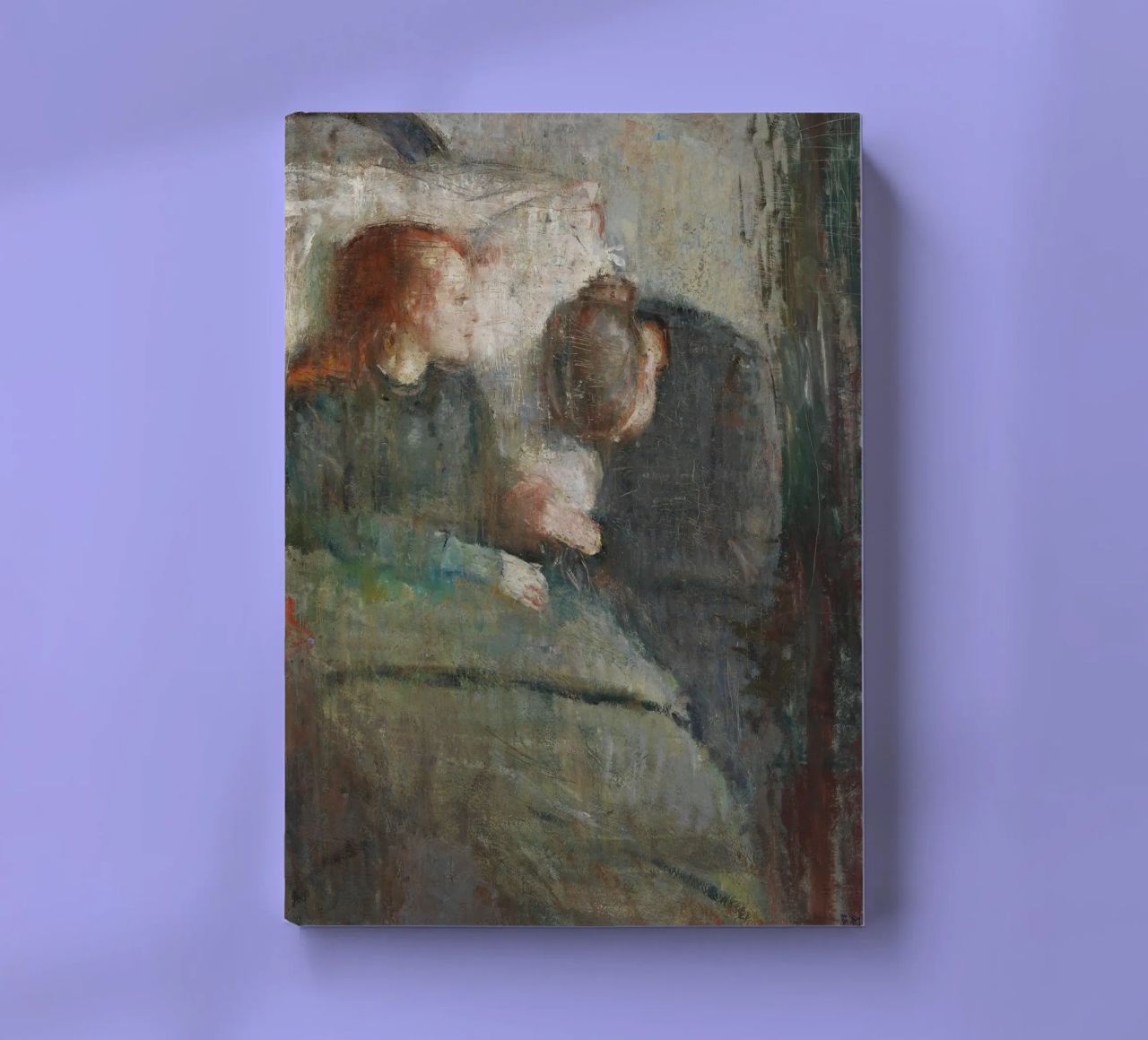Edvard Munch - The Sick Child, 1886 notebook by Timeless Artworks