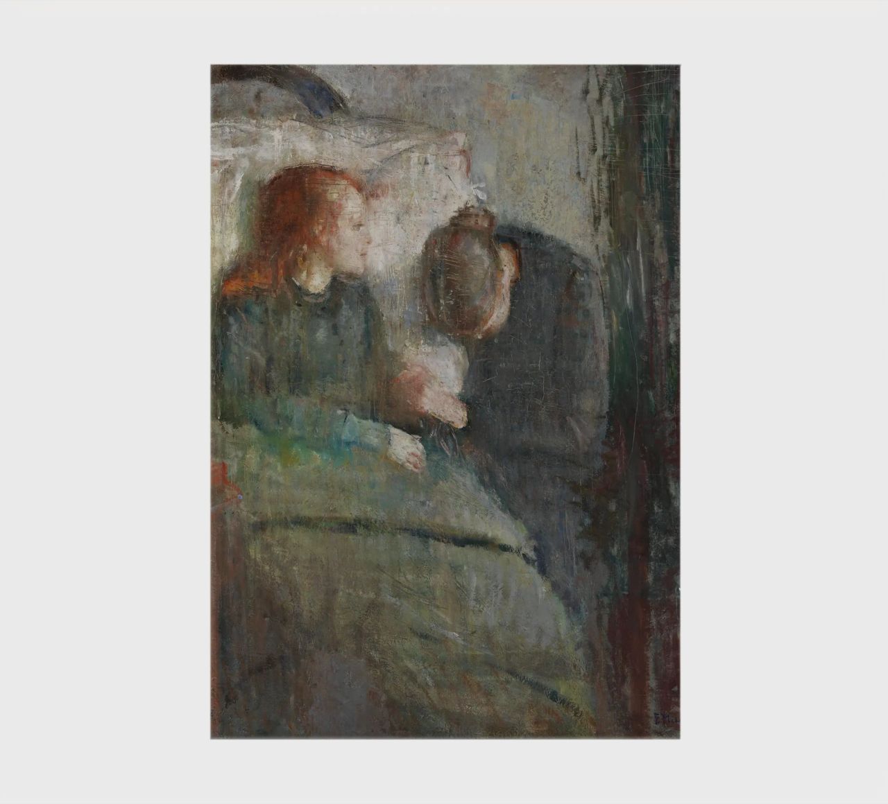 Edvard Munch - The Sick Child, 1886 notebook by Timeless Artworks