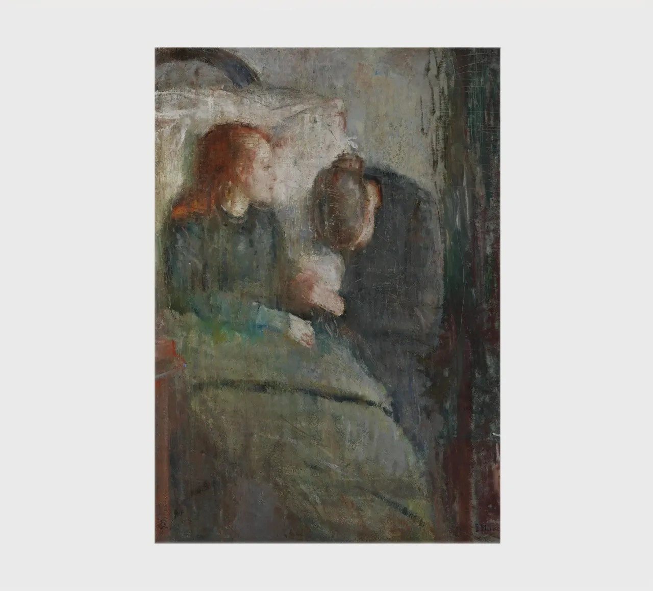 Edvard Munch - El niño enfermo, 1886 cuaderno de Timeless Artworks