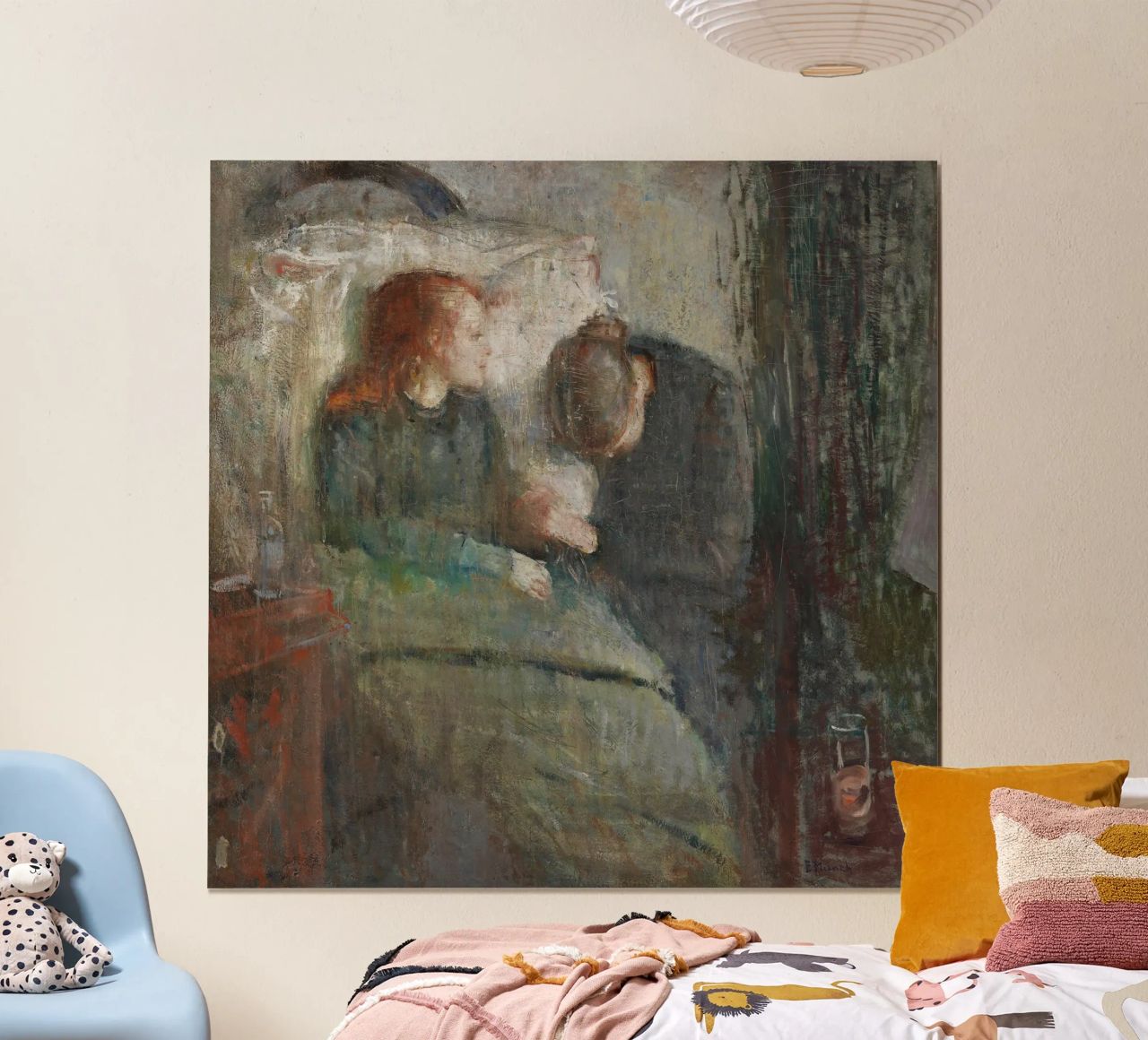 Edvard Munch - The Sick Child, 1886 poster by Timeless Artworks