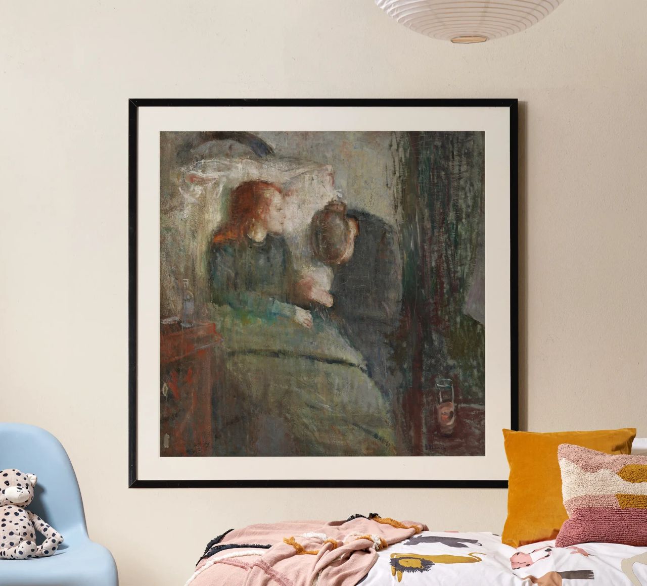 Edvard Munch - The Sick Child, 1886 poster by Timeless Artworks