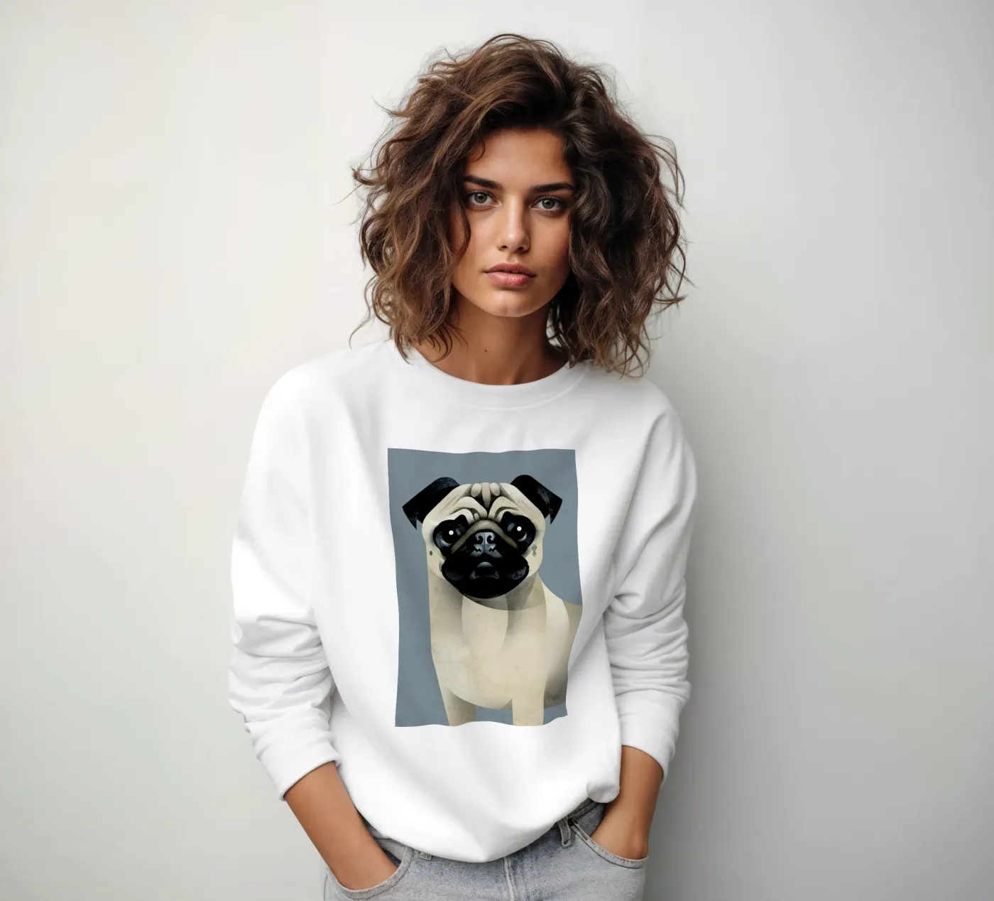 Pug felpa da Dieter Braun