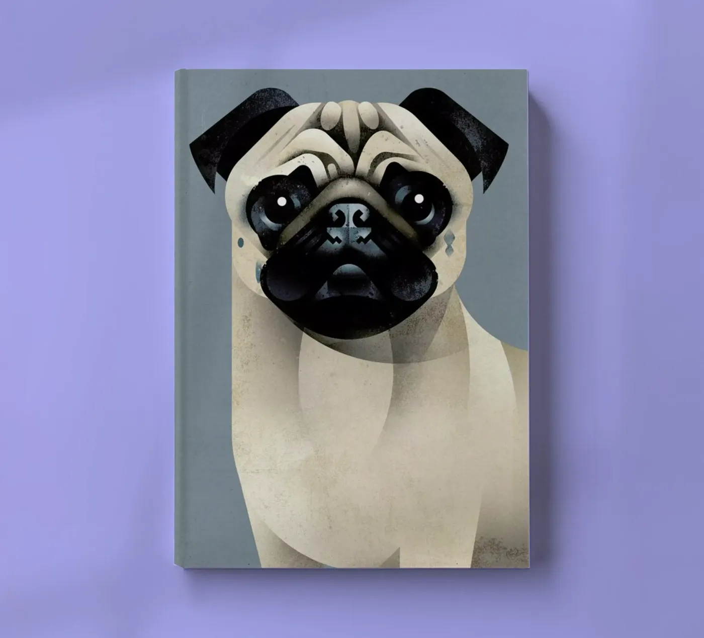 Pug notebook by Dieter Braun