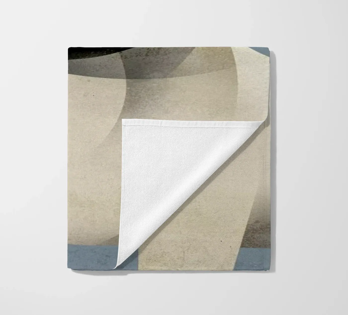 Pug beach towel by Dieter Braun