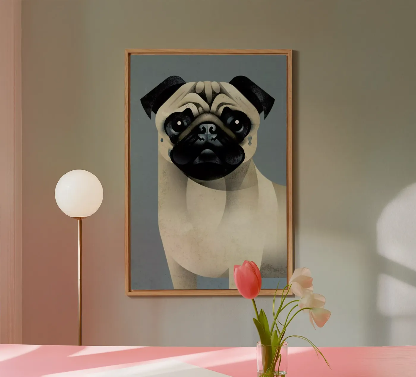 Pug alluminio dibond da Dieter Braun