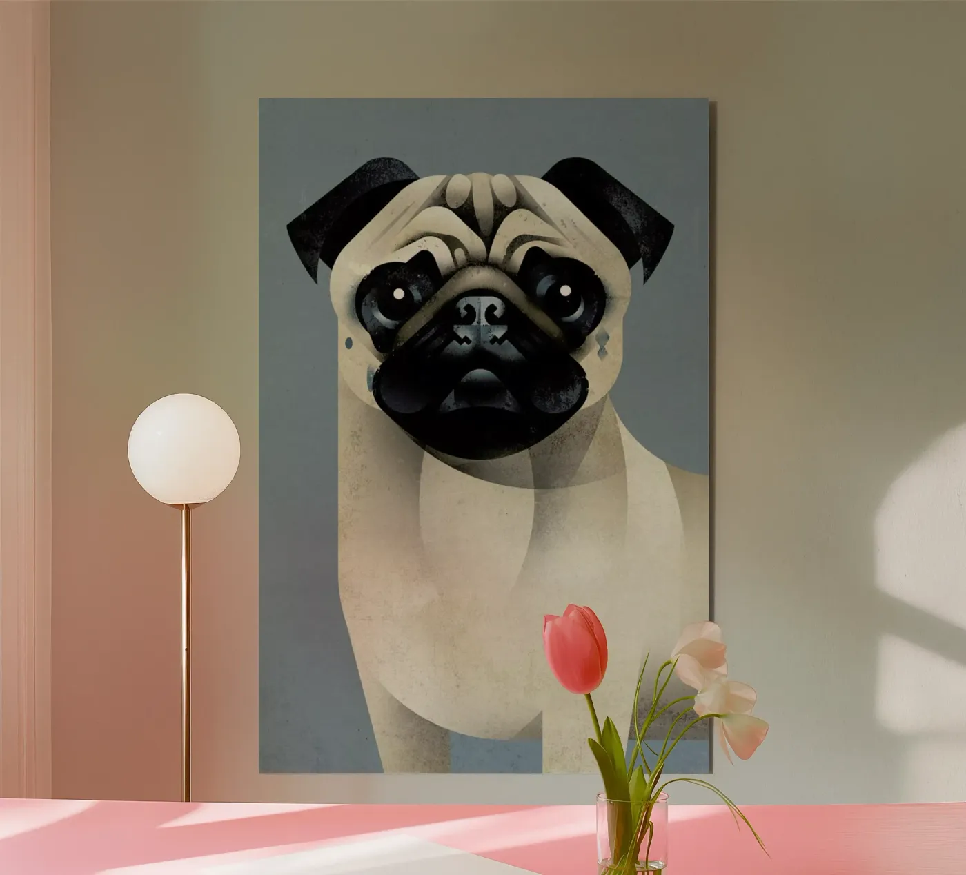 Pug alluminio dibond da Dieter Braun