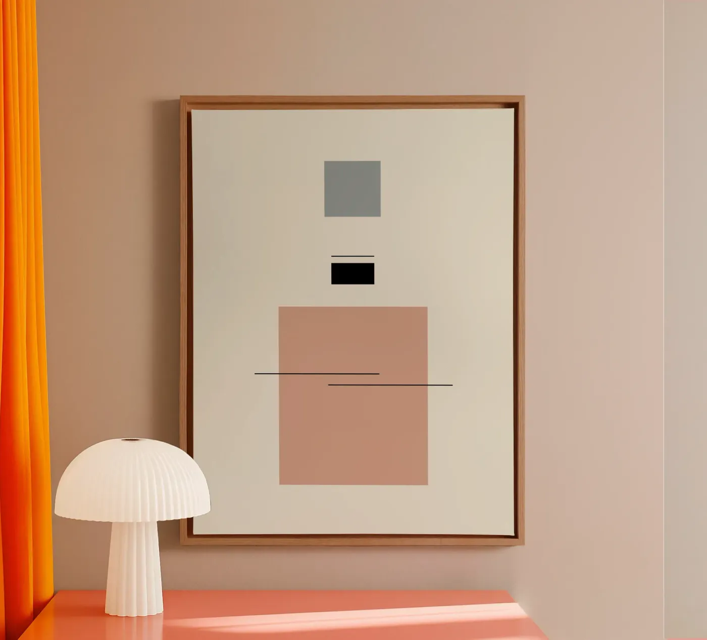 Levitating cube canvas by OkleoStudio