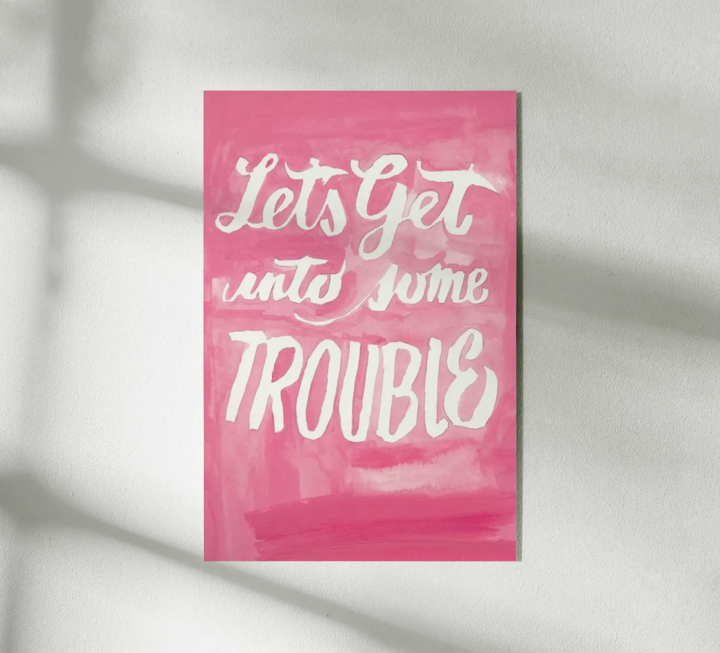 Somebody's Middle Name acryl van Victoria Verbaan