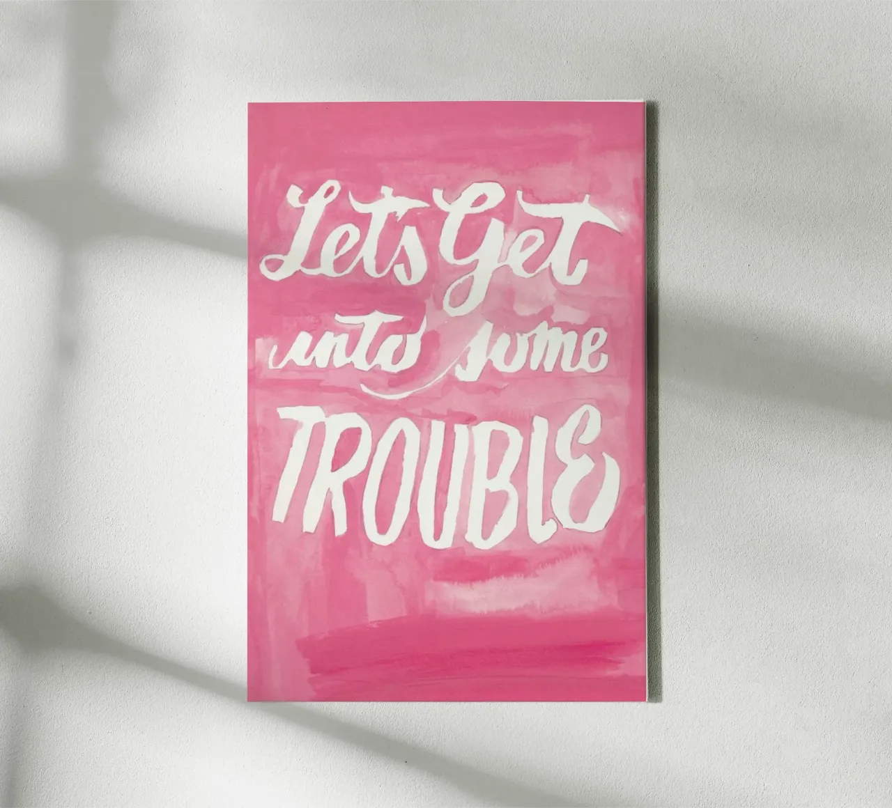 Somebody's Middle Name canvas met Baklijst van Victoria Verbaan