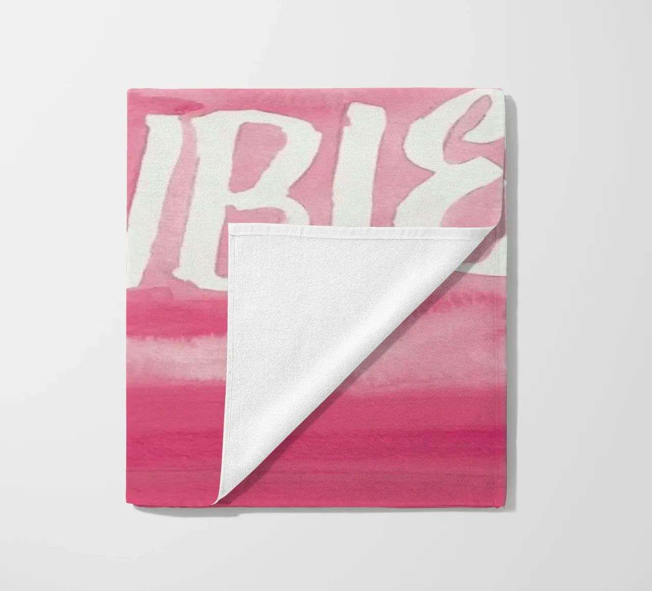 Somebody's Middle Name beach towel by Victoria Verbaan