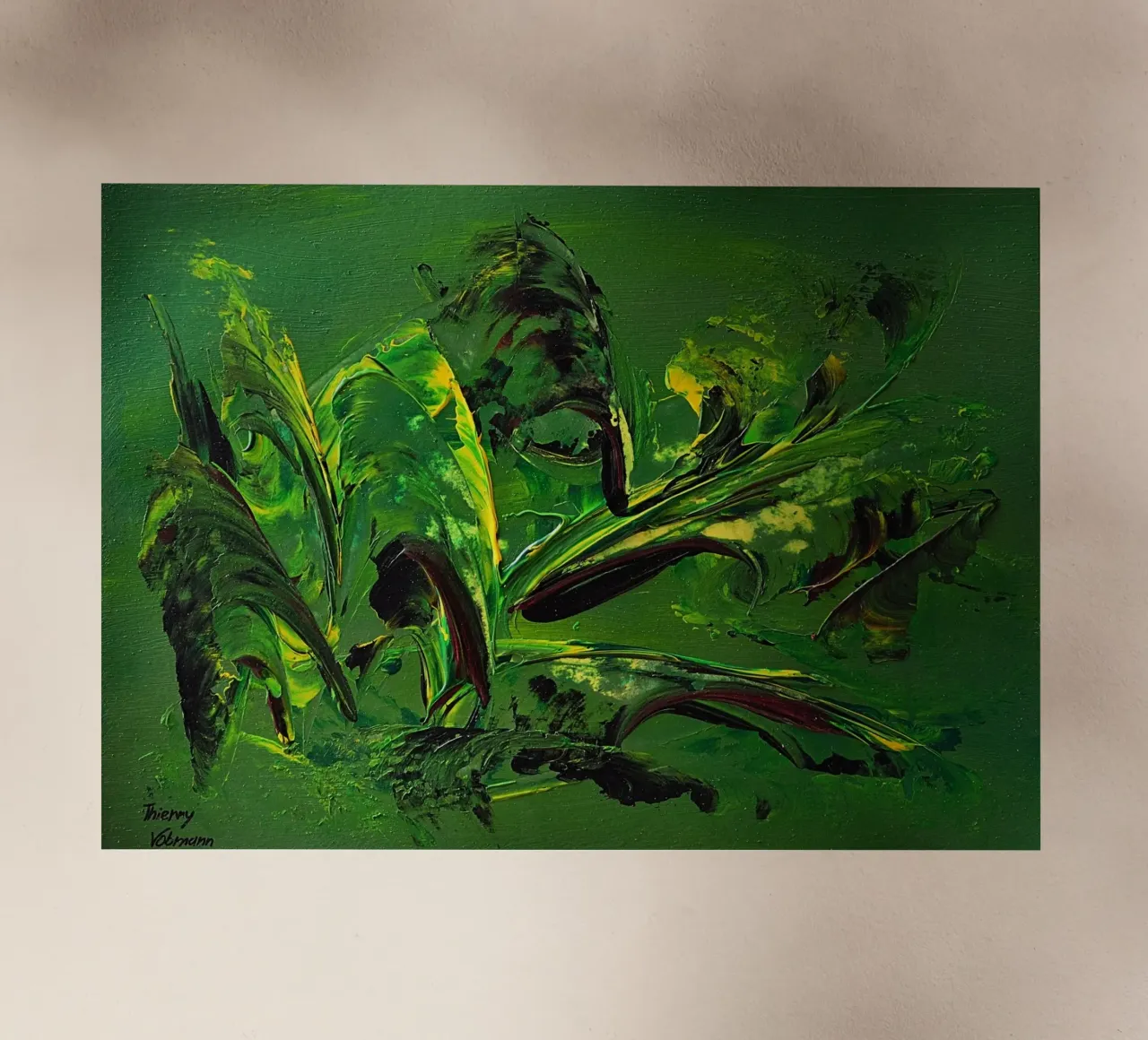 IDEAL GIFT 147 pellicola backlit da Thierry Vobmann Abstract painting