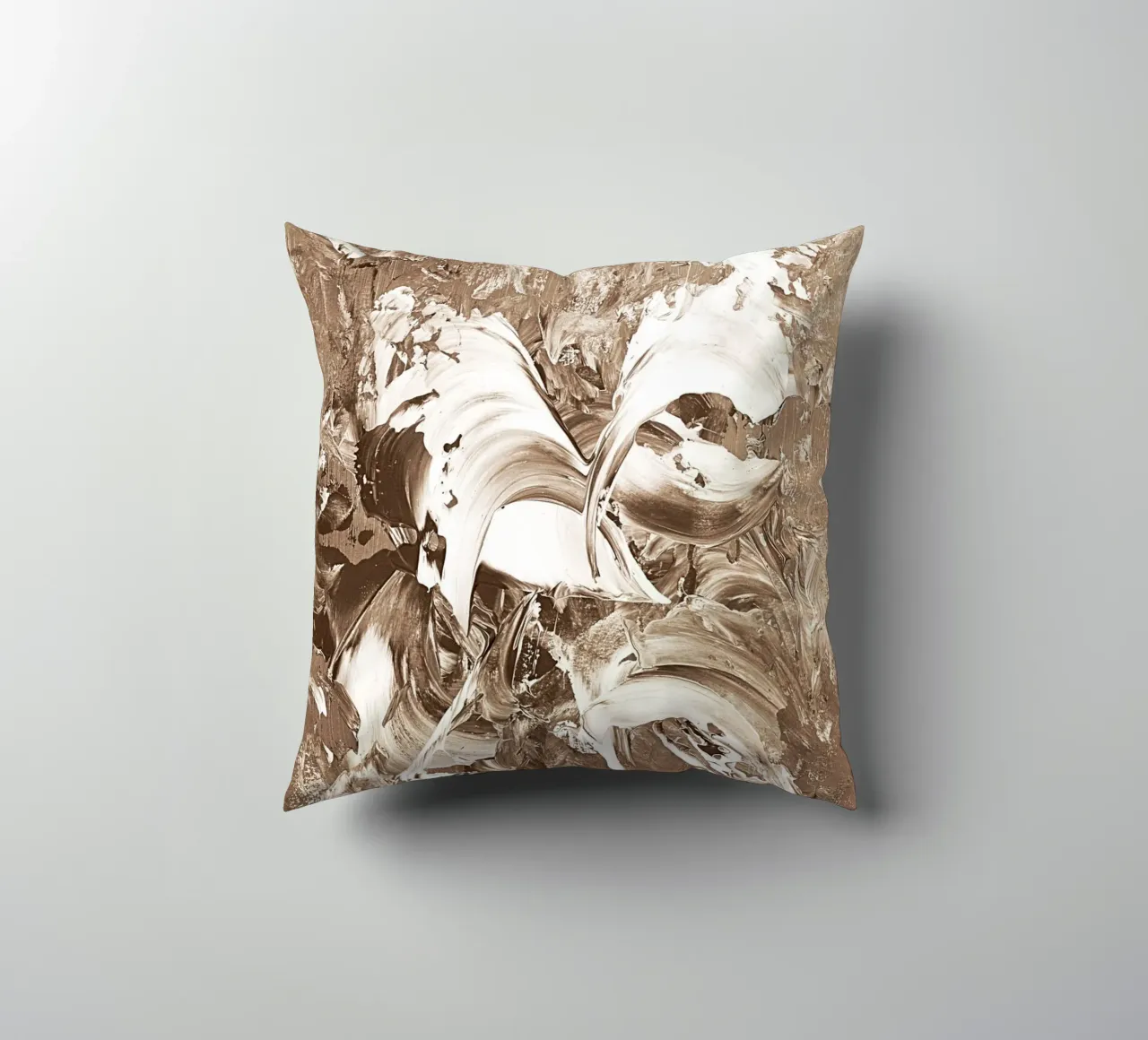 SEPIA 22 kussen van Thierry Vobmann Abstract painting