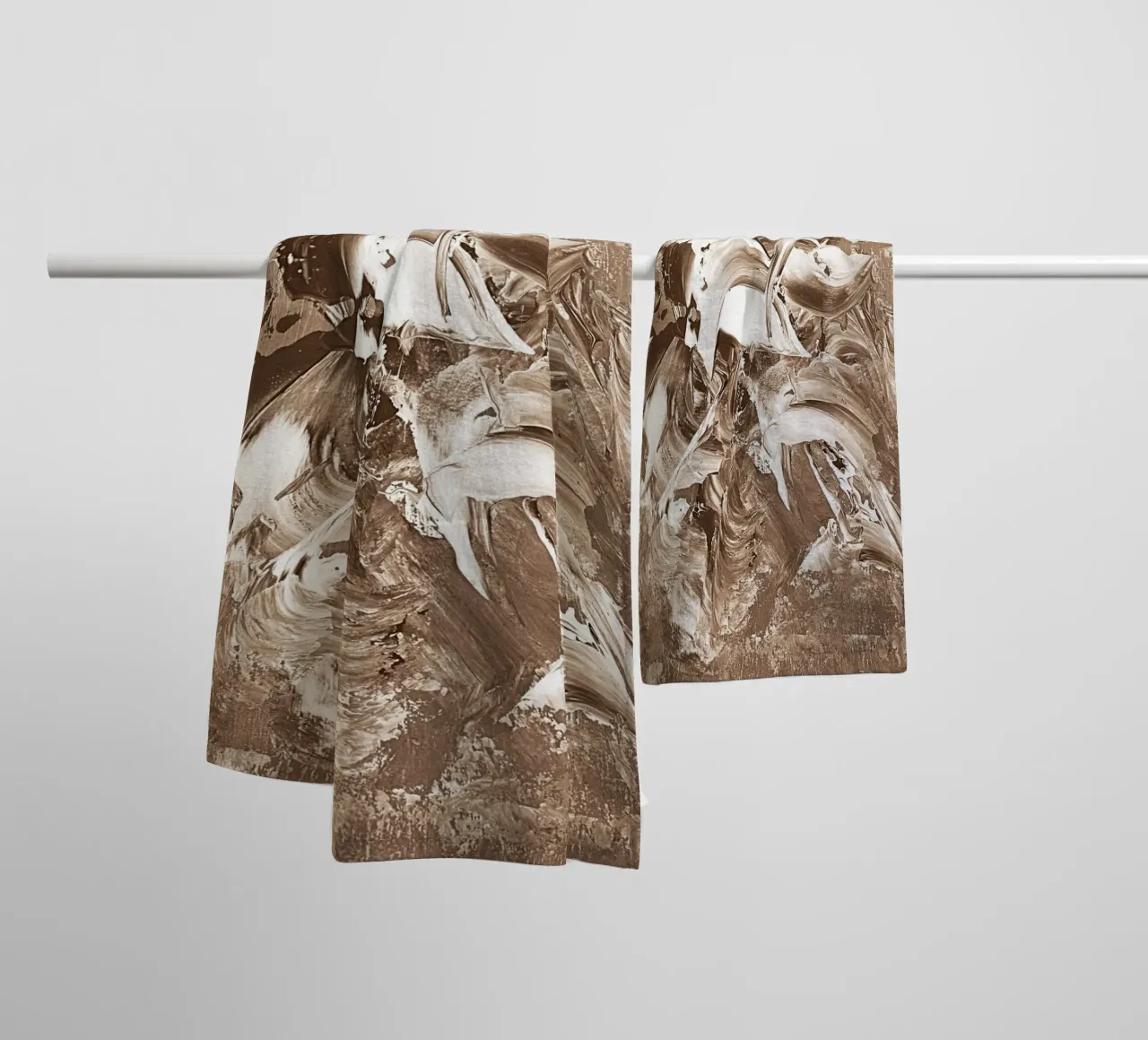 SEPIA 22 asciugamano da bagno da Thierry Vobmann Abstract painting