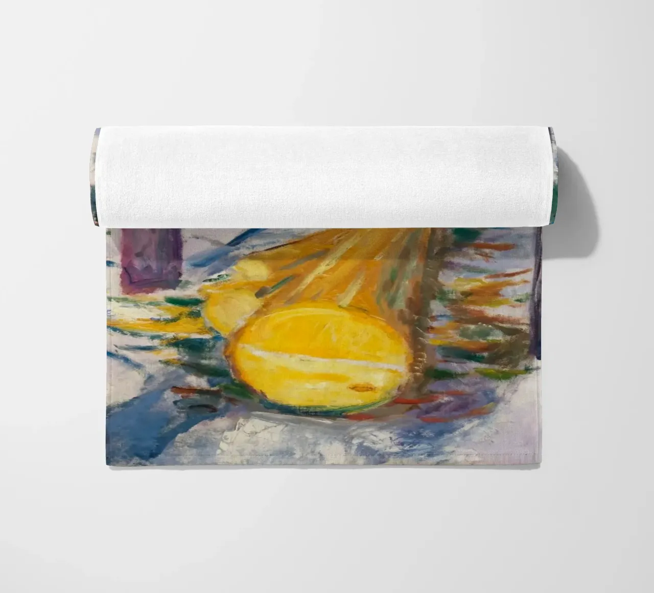 Edvard Munch - Il ceppo giallo telo mare da Timeless Artworks