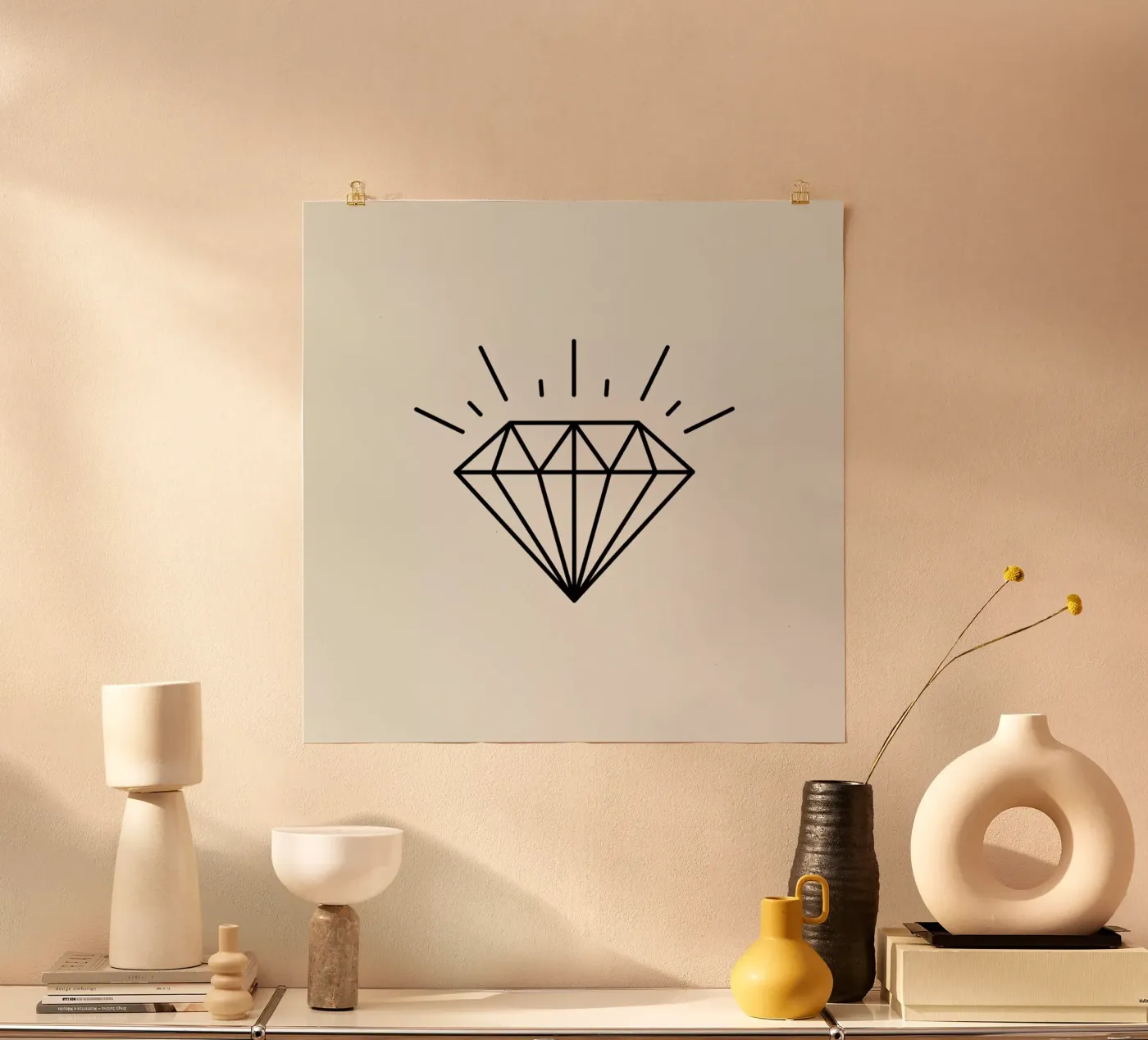 Diamond Poster von JaySan Studio