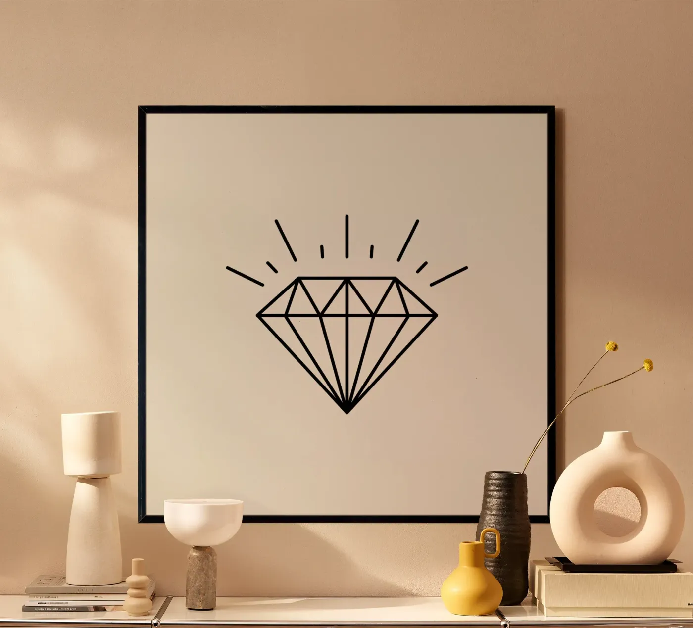 Diamond Poster von JaySan Studio
