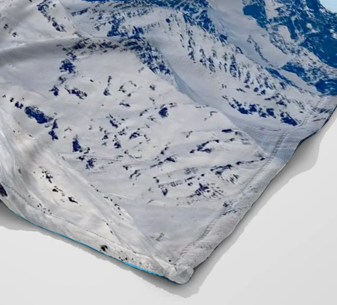 Aerial view of Skiing area of Paradiski, La Plagne, France coperta in pile da anderm