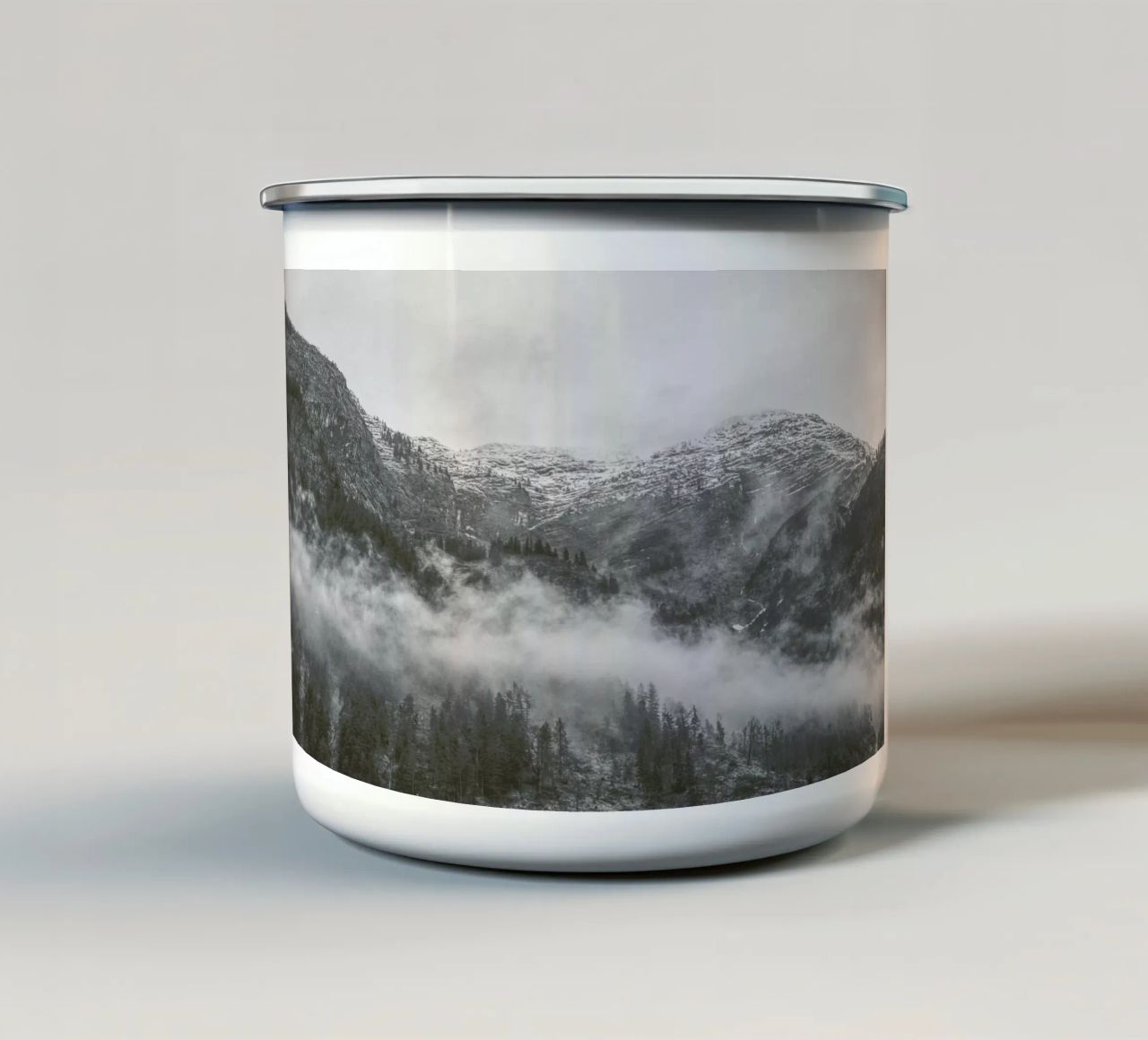 Moody Clouds 2 tazza in smalto da Nur Mut