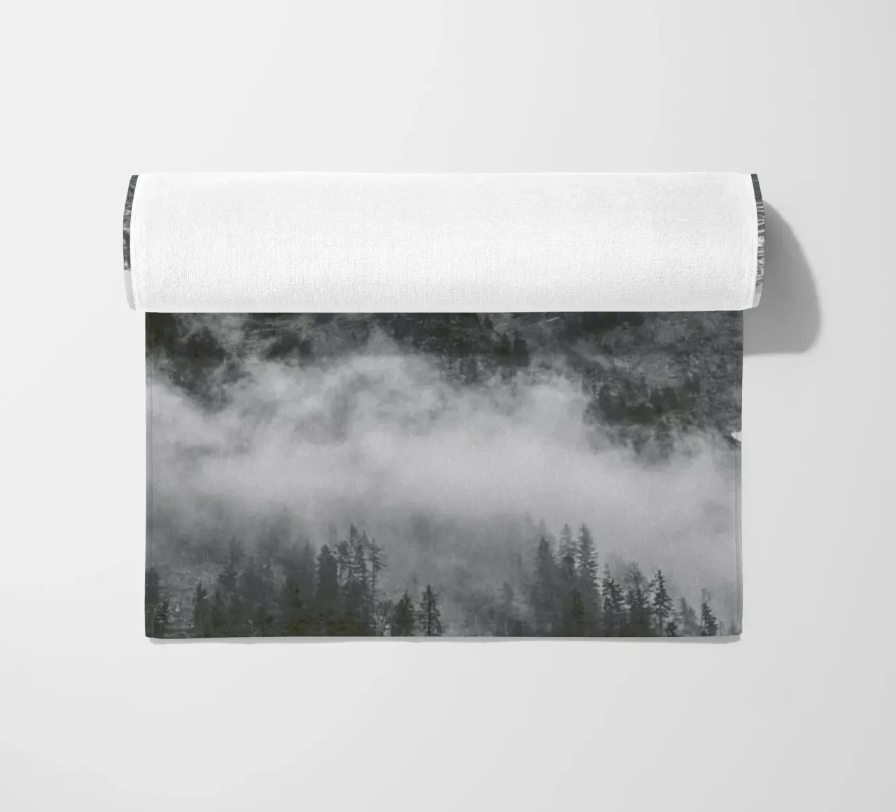 Moody Clouds 2 beach towel by Nur Mut