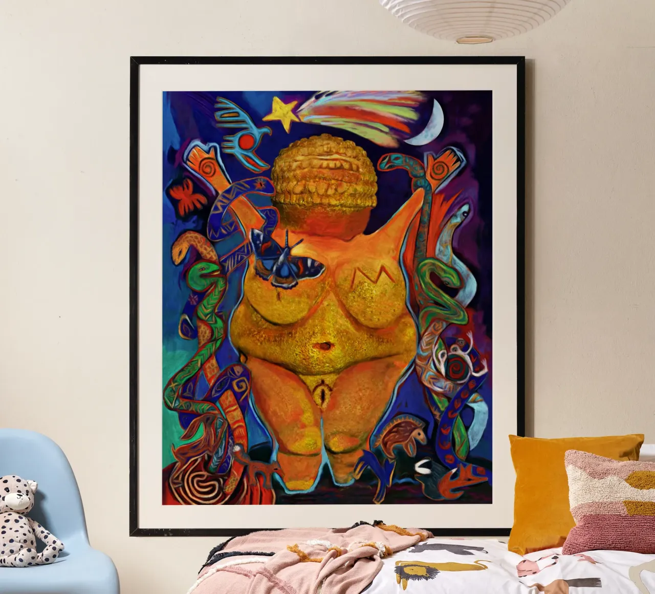 Joyous Willendorf carta hahnemühle da goddess art