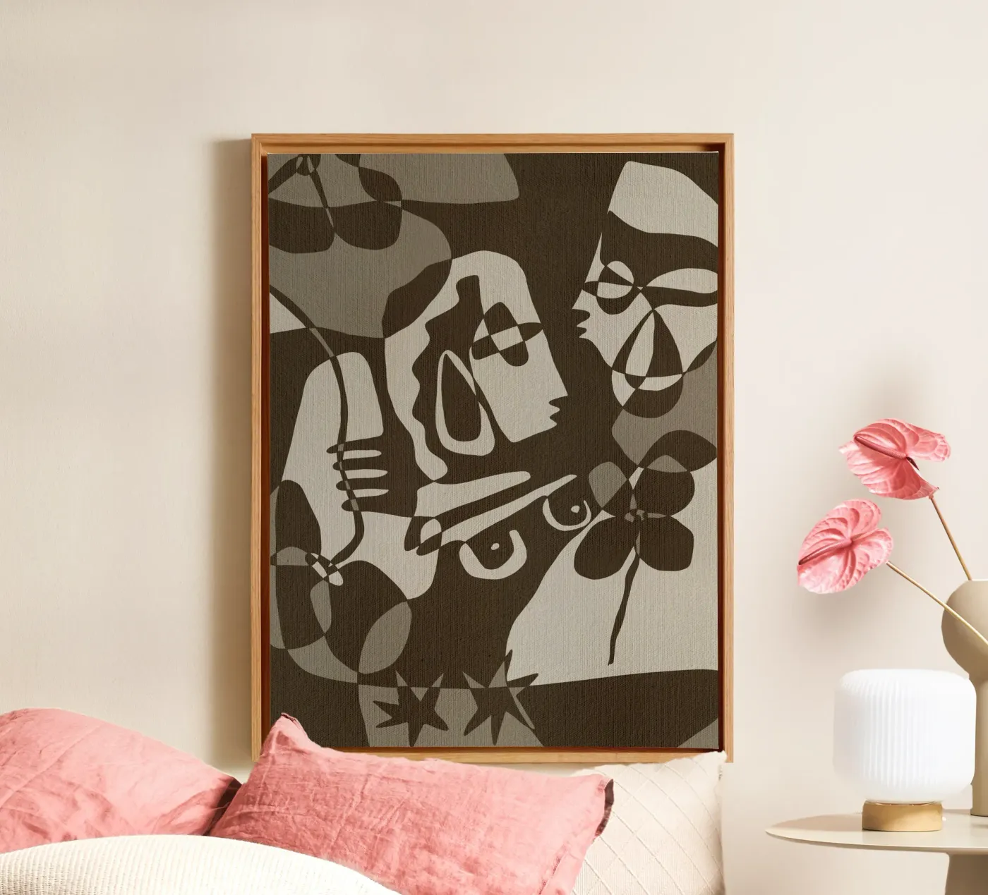 Subtle Ties 8 tela da Shatha Al Dafai