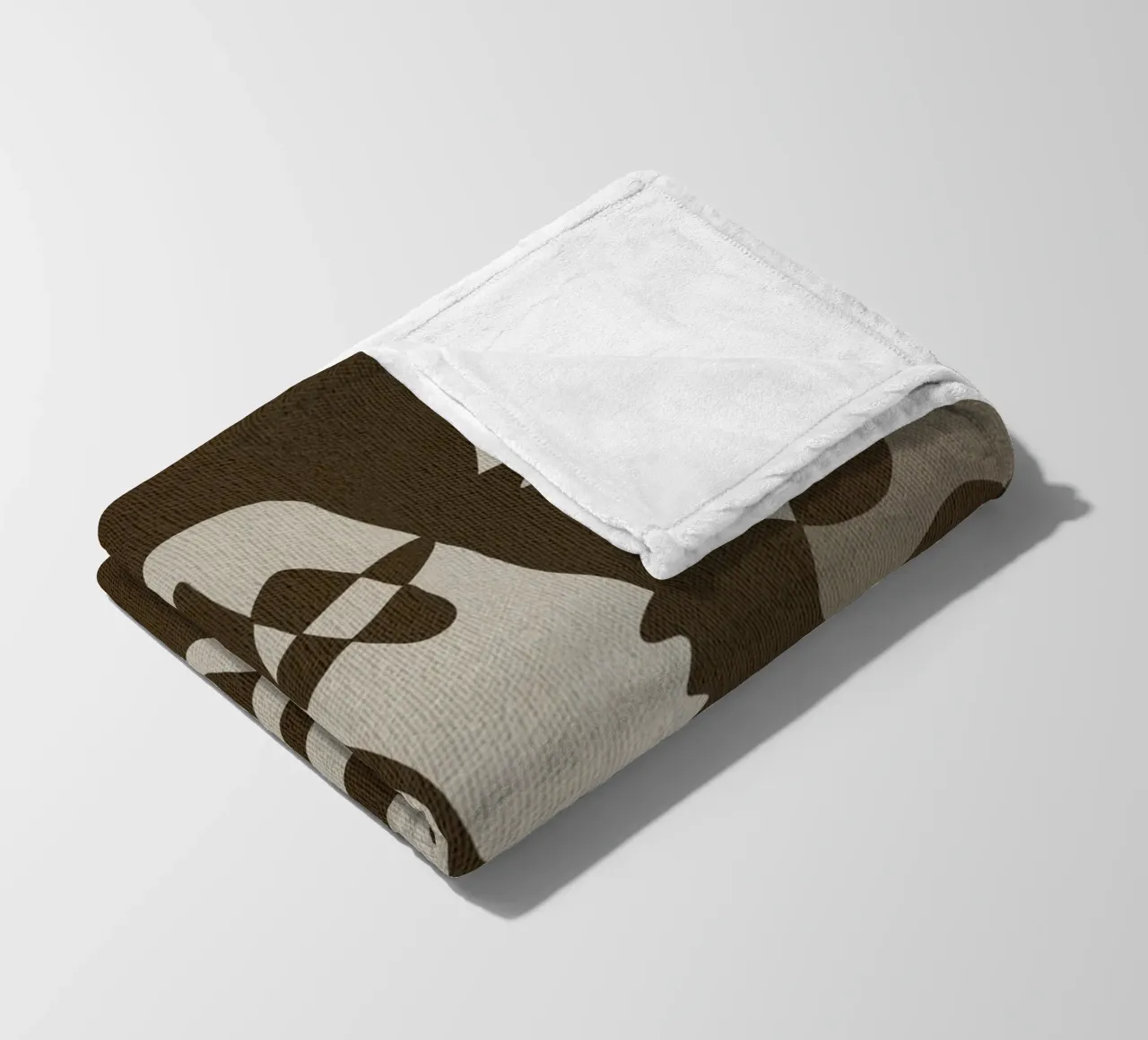 Subtle Ties 8 coperta in pile da Shatha Al Dafai