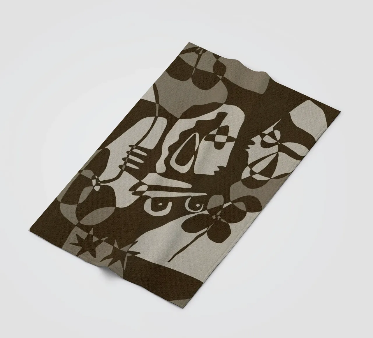Subtle Ties 8 coperta in pile da Shatha Al Dafai