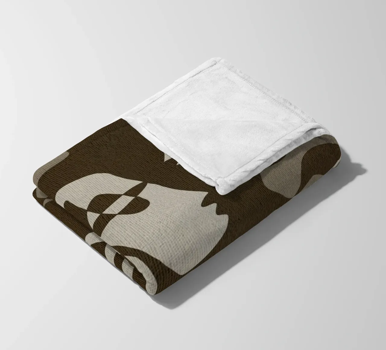 Subtle Ties 8 coperta in pile da Shatha Al Dafai