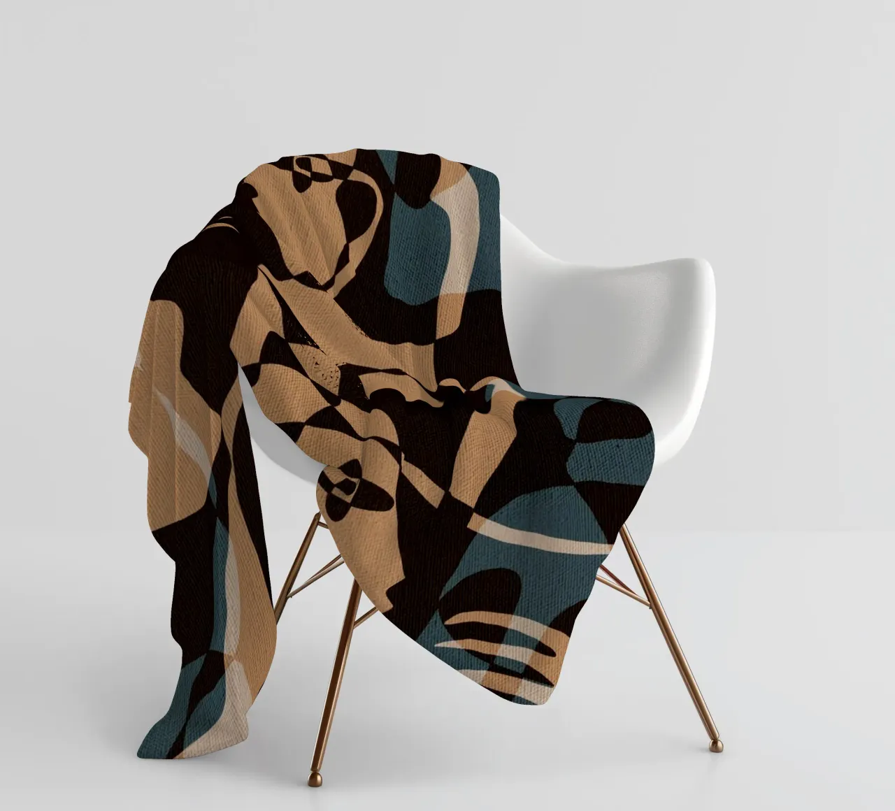 Subtle Ties 6 coperta in pile da Shatha Al Dafai