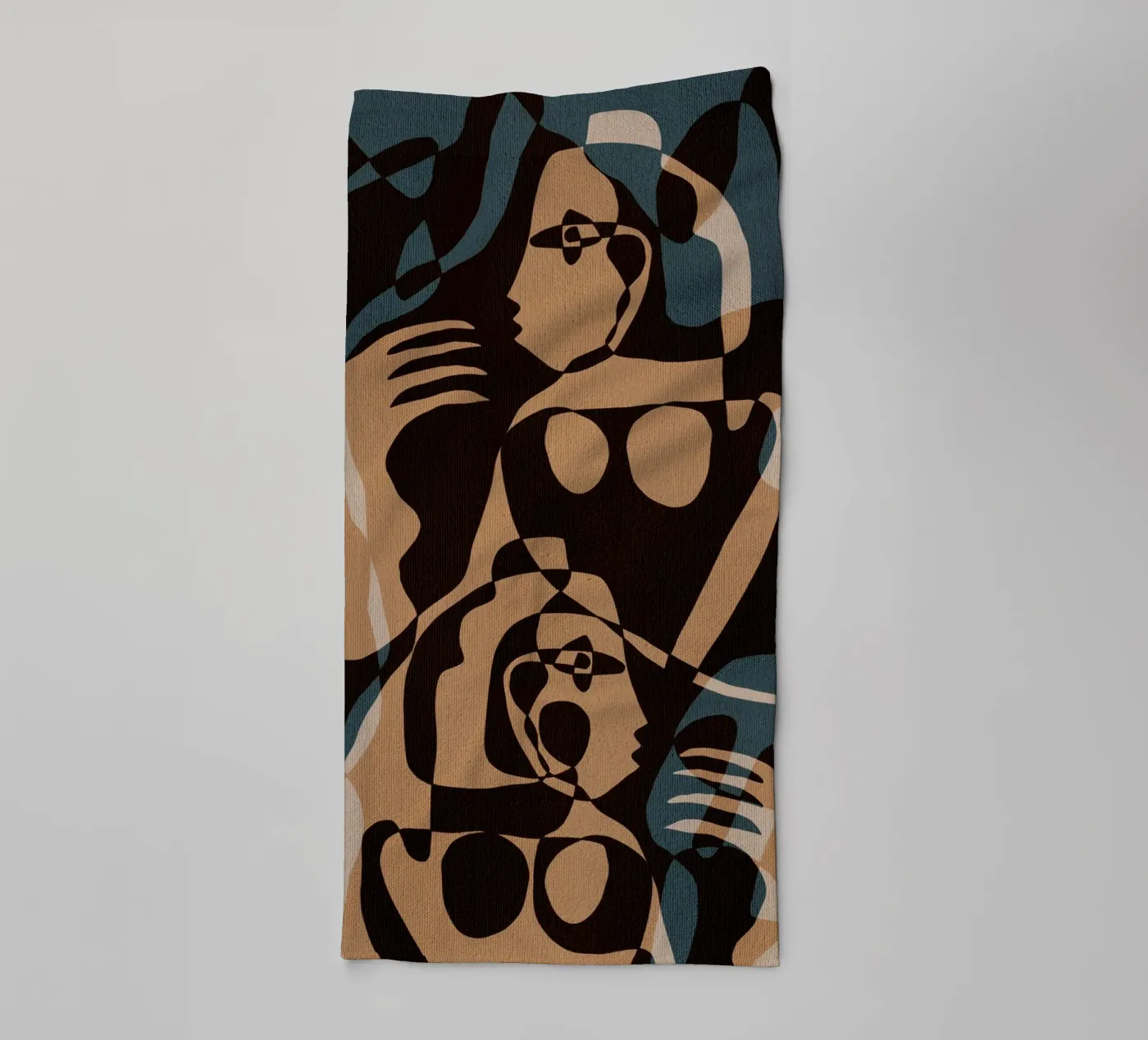 Subtle Ties 6 badhanddoek van Shatha Al Dafai