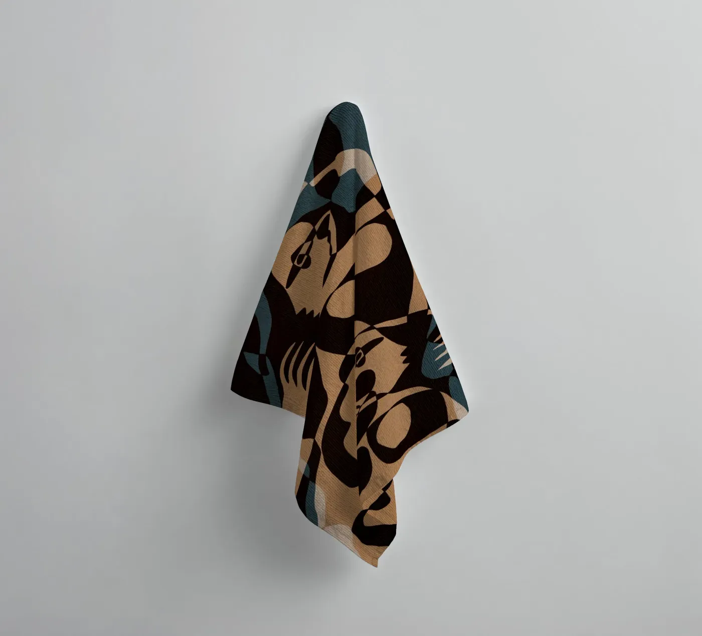 Subtle Ties 6 badhanddoek van Shatha Al Dafai