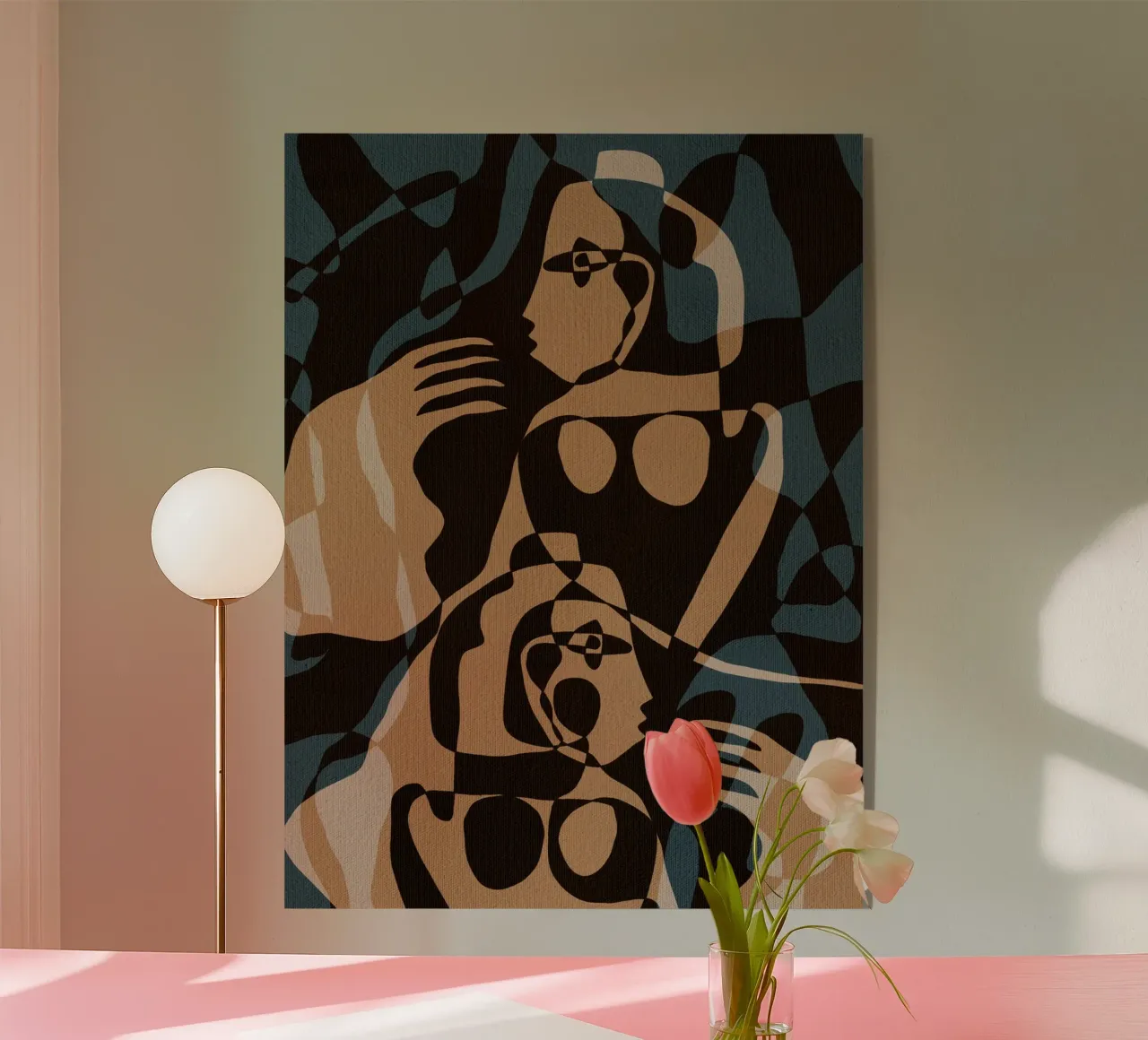 Subtle Ties 6 plexiglass da Shatha Al Dafai