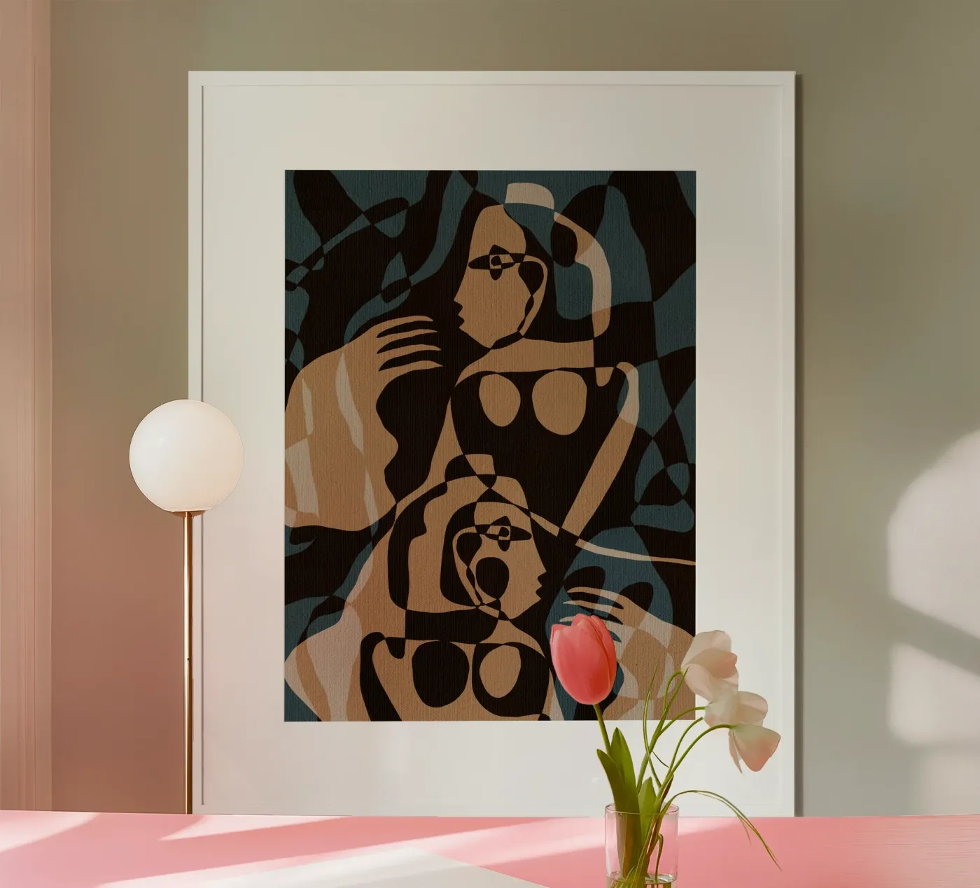 Subtle Ties 6 poster de Shatha Al Dafai