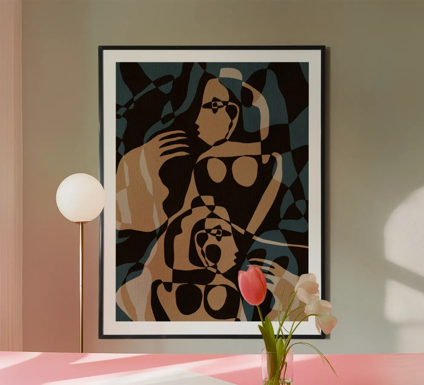 Subtle Ties 6 poster de Shatha Al Dafai