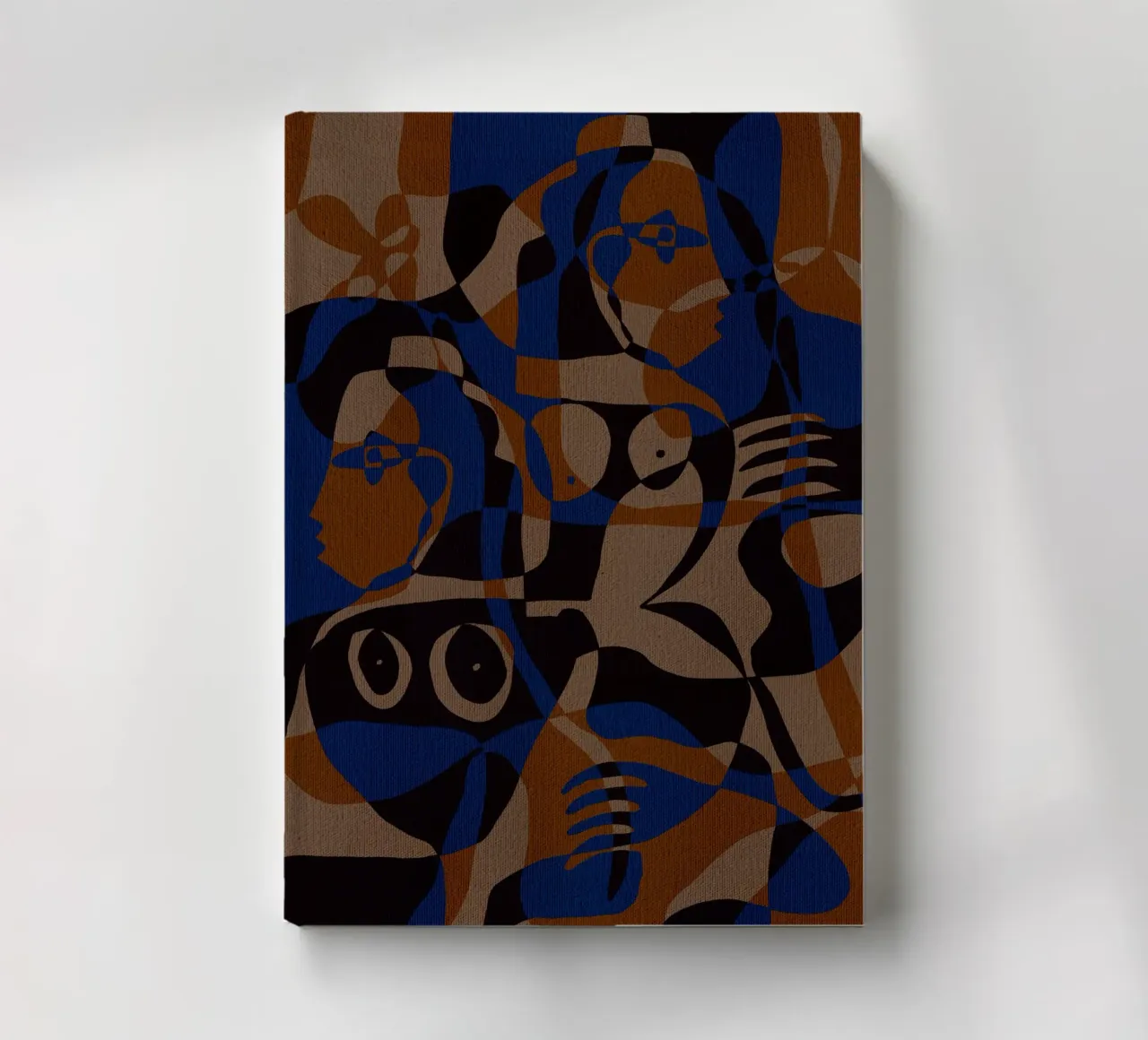 Subtle Ties 5 notebook by Shatha Al Dafai