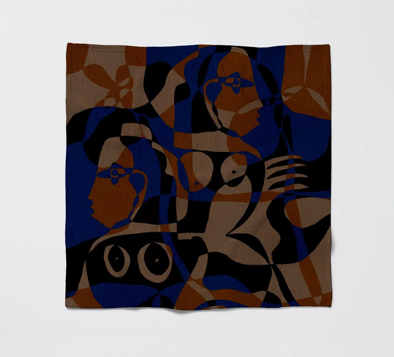 Subtle Ties 5 coperta in pile da Shatha Al Dafai