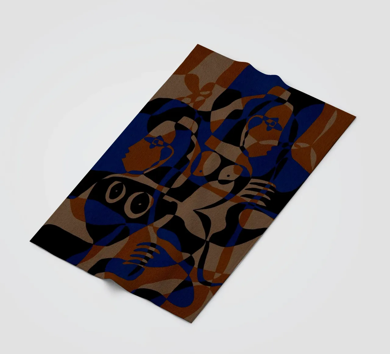 Subtle Ties 5 coperta in pile da Shatha Al Dafai