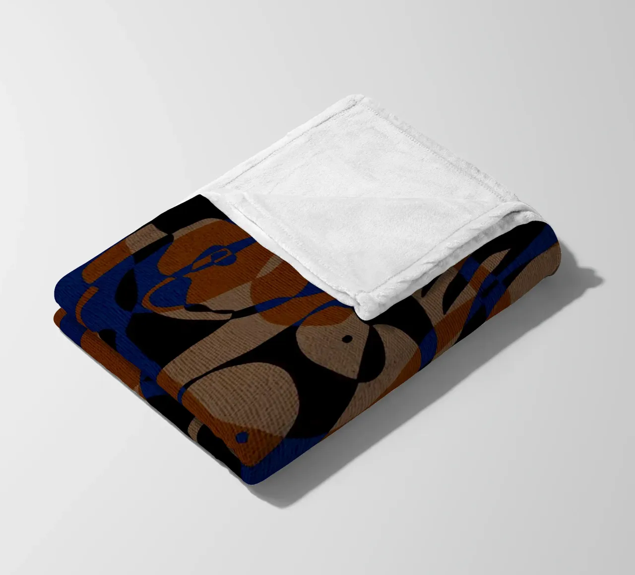 Subtle Ties 5 coperta in pile da Shatha Al Dafai