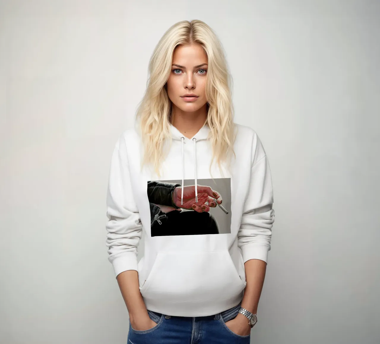 Pause Clope felpa con cappuccio da Jérôme Romain