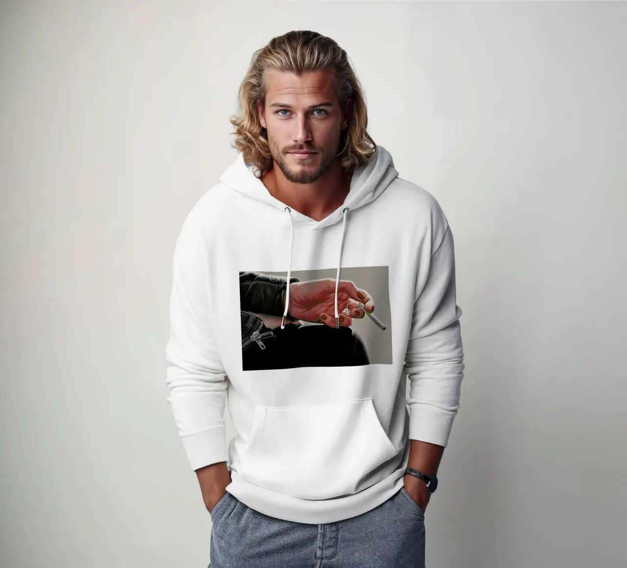 Pause Clope felpa con cappuccio da Jérôme Romain