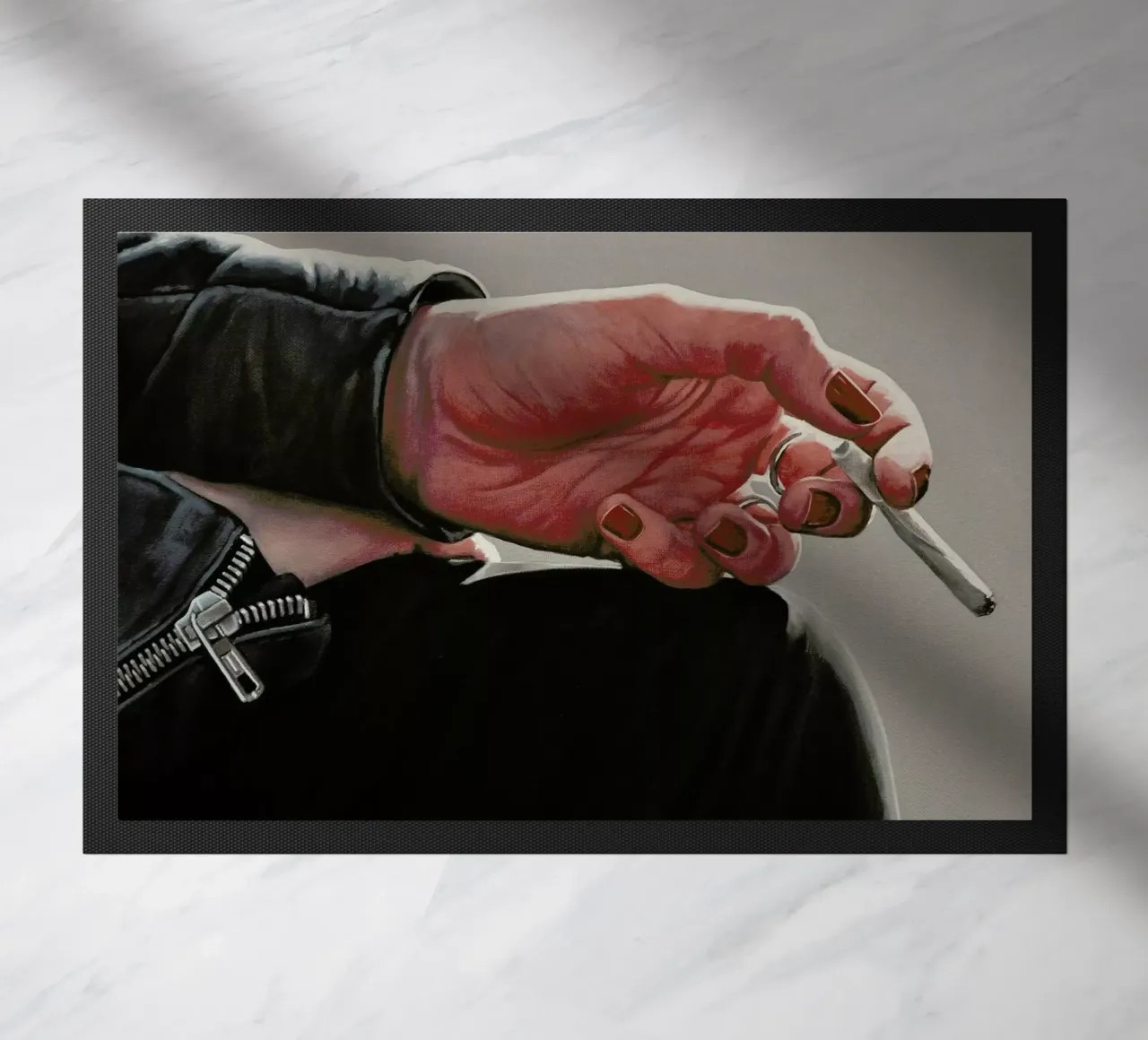 Pause Clope doormat by Jérôme Romain