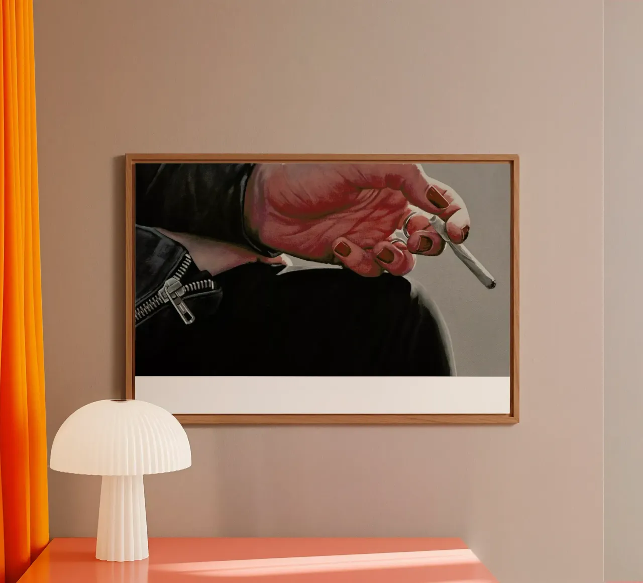 Pause Clope alluminio dibond da Jérôme Romain