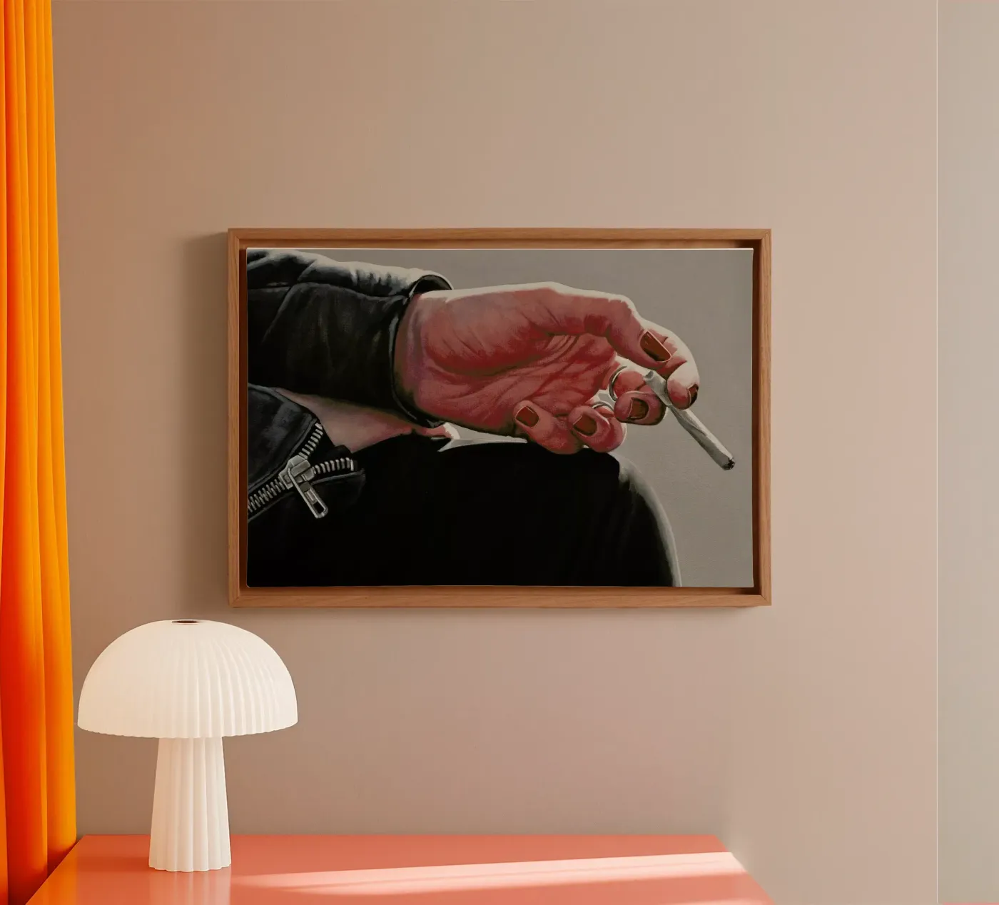 Pause Clope tela da Jérôme Romain