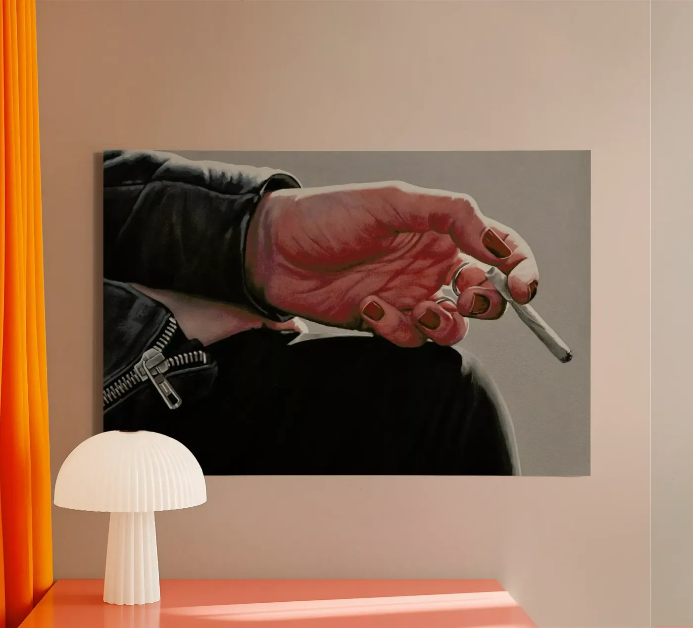 Pause Clope canvas by Jérôme Romain