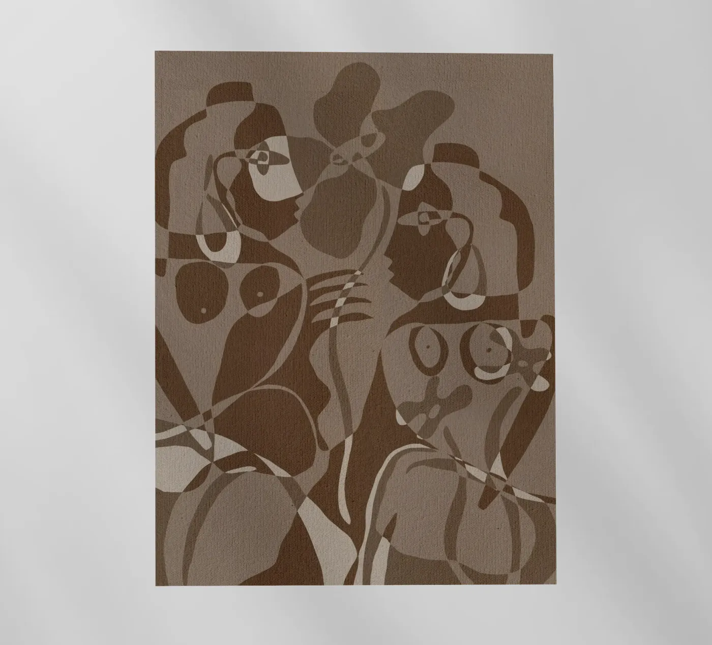 Subtle Ties 4 pellicola backlit da Shatha Al Dafai