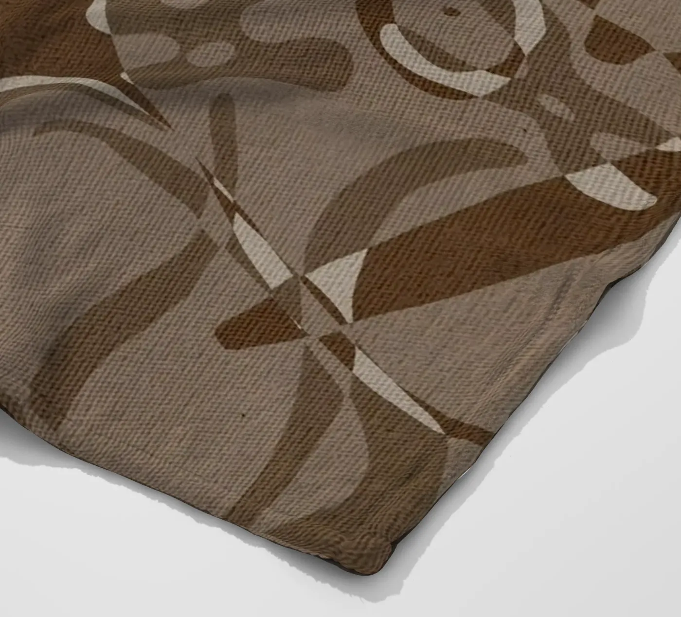 Subtle Ties 4 fleecedeken van Shatha Al Dafai