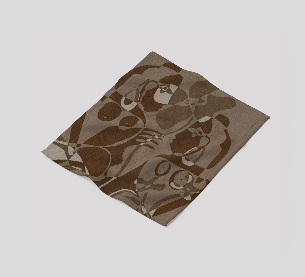 Subtle Ties 4 coperta in pile da Shatha Al Dafai