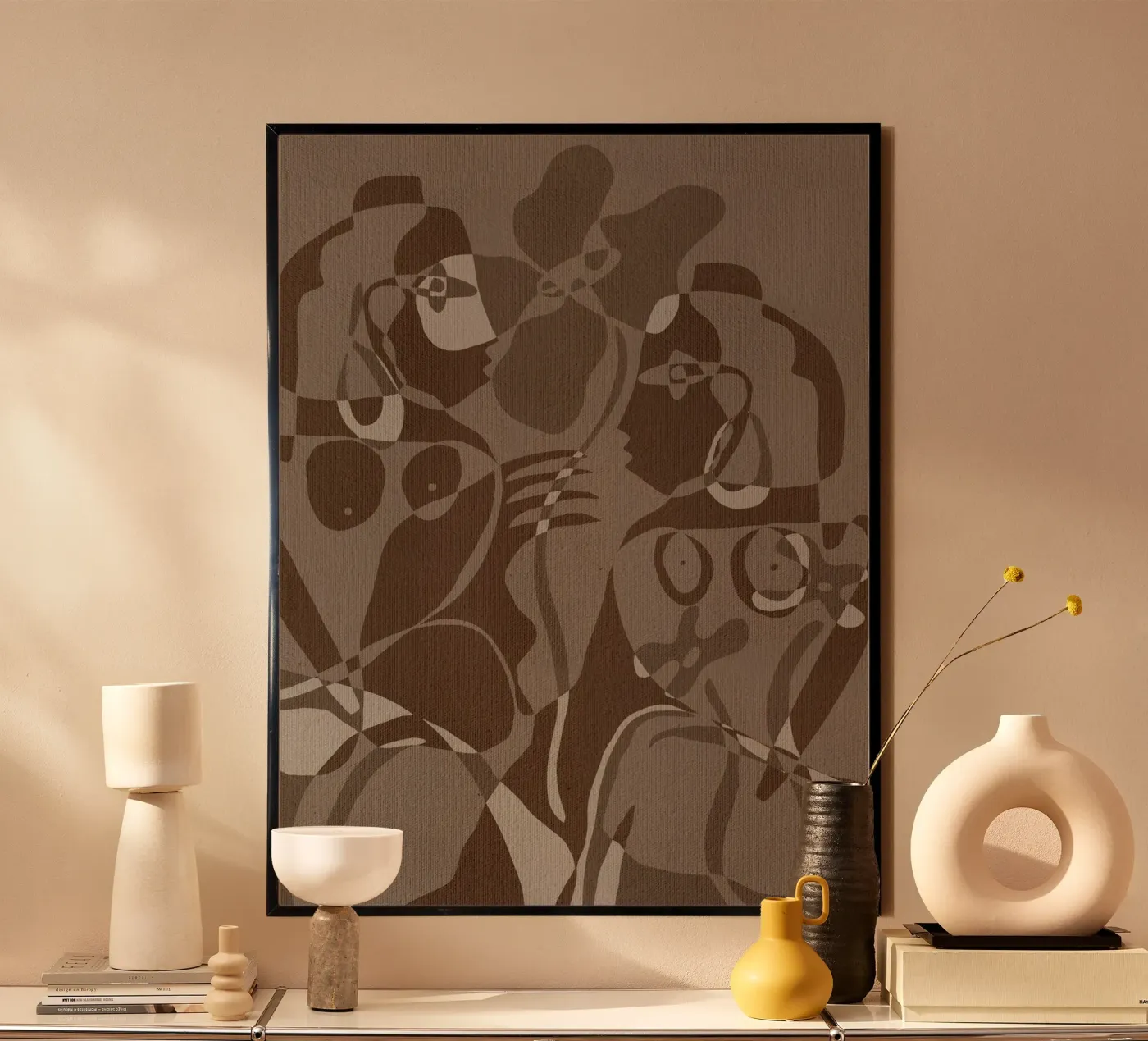 Subtle Ties 4 poster de Shatha Al Dafai