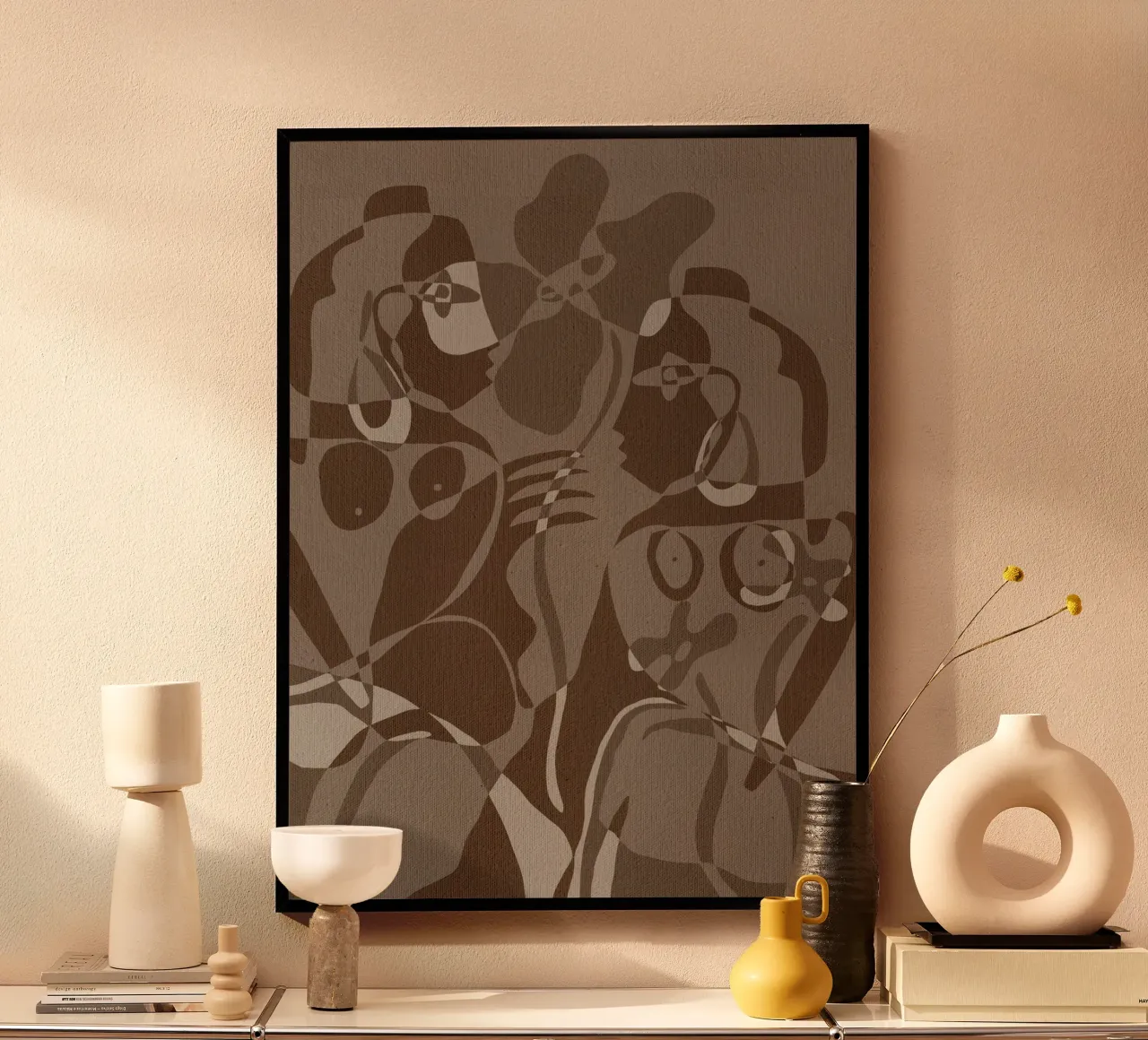 Subtle Ties 4 poster da Shatha Al Dafai